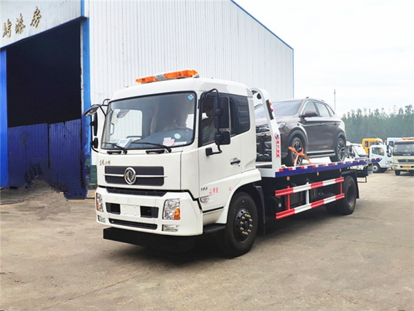 東風(fēng)天錦一拖二平板清障車(chē)